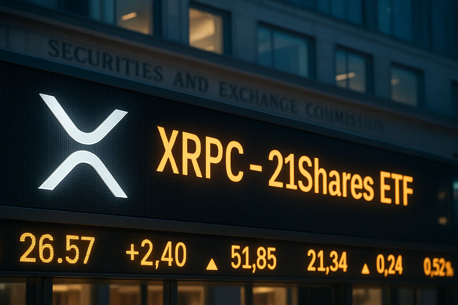 Countdown begins for XRP spot ETF as 21Shares files amended prospectus