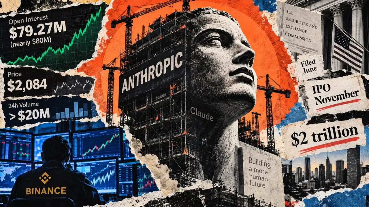 Anthropic IPO fuels nearly $80 million in crypto futures