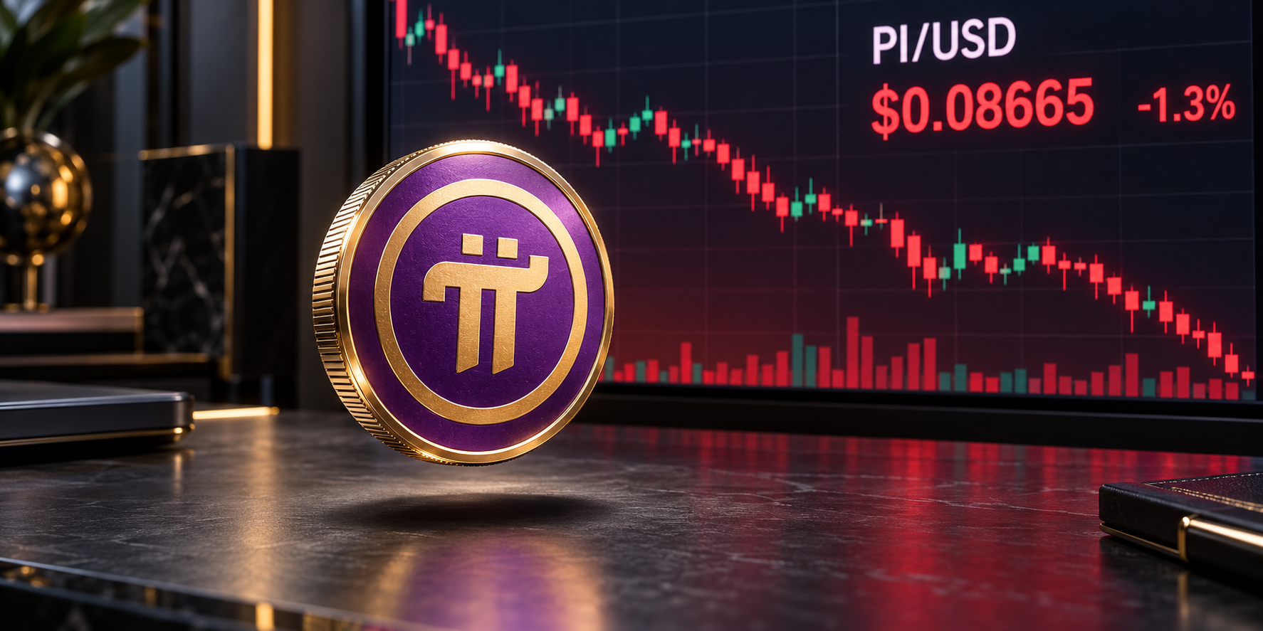 PI dips below $0.090 as bearish momentum builds despite rising OI